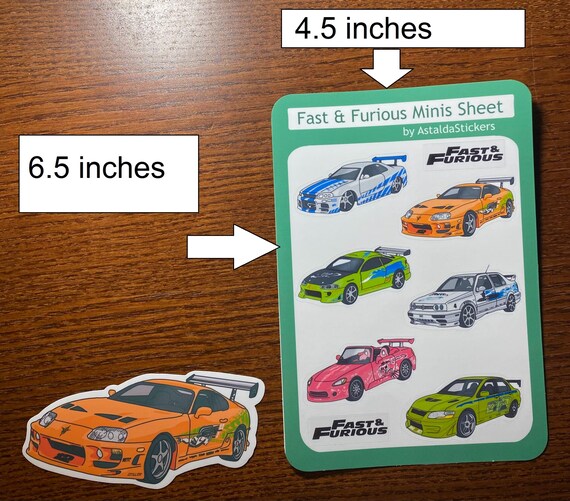 Adesivi Fast Furious Supra
