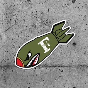 2 Pack - Hard Hat Sticker- F Bomb- Check out our other sticker listings