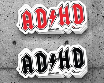 2 Pack - Hard Hat Sticker - AD-HD- Check out our other sticker listings