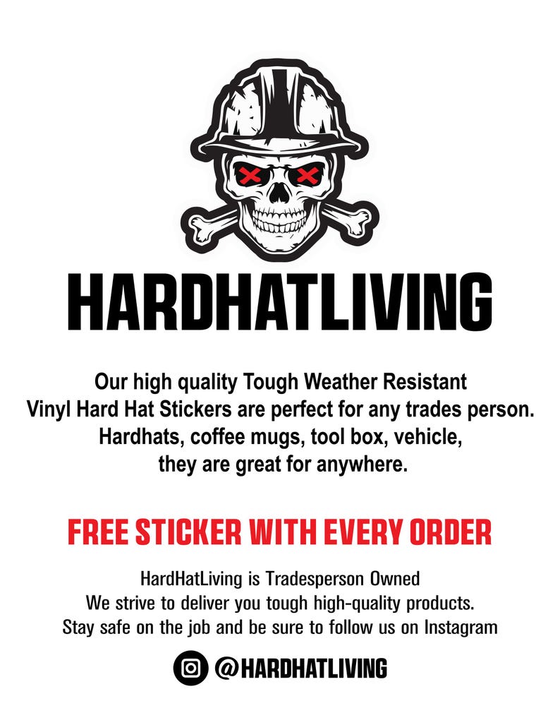2 Pack - Hard Hat Sticker - Danger Apprentice- Check Out Our Other ...