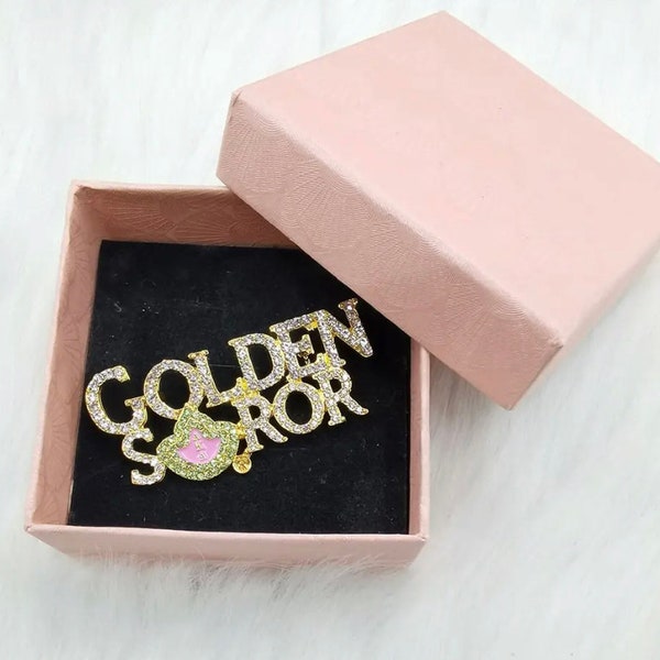 AKA Alpha Kappa Alpha Golden Soror Brooch