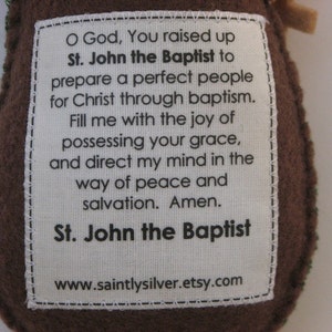 Saint John the Baptist...Felt Softie image 3