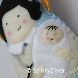 St. Gianna Beretta Molla Felt Saint Softie image 2