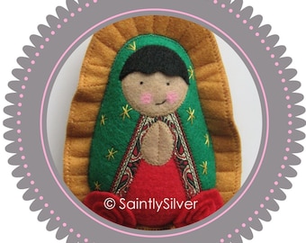 Our Lady of Guadalupe Felt Saint Softie