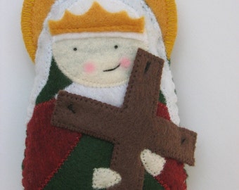 Saint Helena of the True Cross Felt Saint Softie