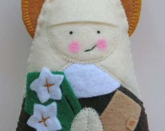 St. Catherine of Siena Felt Saint Softie