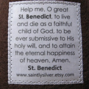 St. Benedict Felt Saint Softie image 3