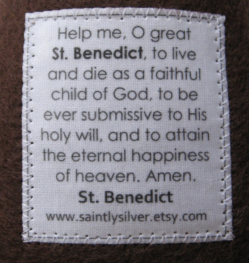 St. Benedict Felt Saint Softie image 3