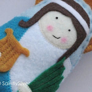 St. Cecilia Felt Saint Softie image 2