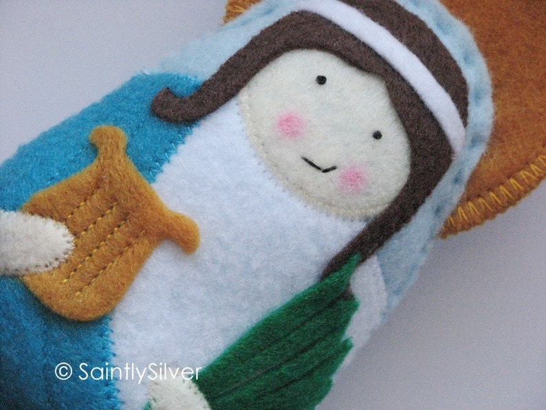 St. Cecilia Felt Saint Softie image 2