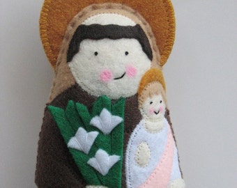 St. Anthony of Padua Felt Saint Softie