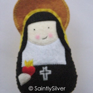 St. Jane Frances van Chantel Felt Saint Softie afbeelding 2