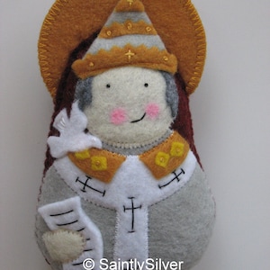 St. Gregor der Große Filz Heiliger Softie