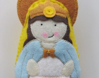 Our Lady of Knock Felt Saint Softie