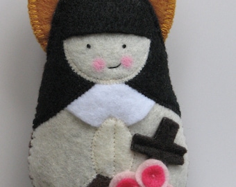 St. Therese of Lisieux Felt Saint Softie