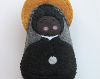 Saint Josephine Bakhita Felt Saint Softie