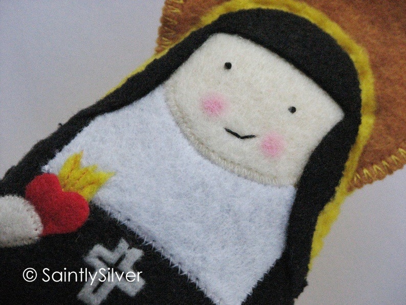 St. Jane Frances of Chantel Felt Saint Softie image 1