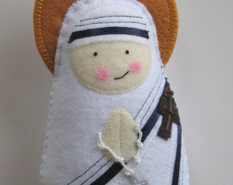 Saint Teresa of Calcutta....Felt Softie