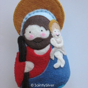 St. Christopher Felt Saint Softie