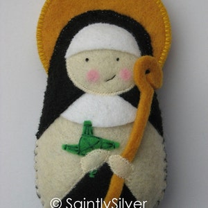 St. Brigid of Ireland Felt Saint Softie image 1