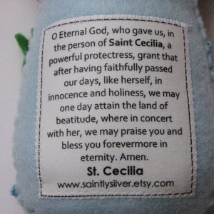 St. Cecilia Felt Saint Softie image 3