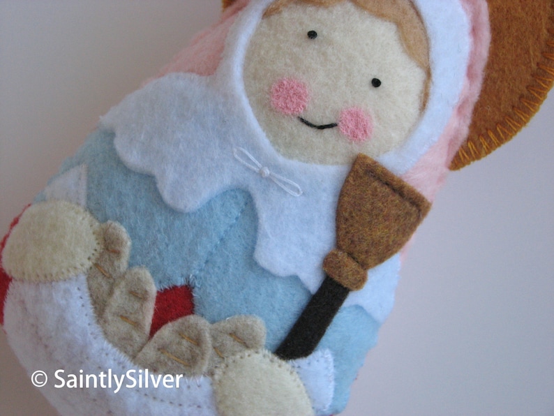 St. Genevieve Felt Saint Softie image 2