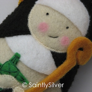 St. Brigid of Ireland Felt Saint Softie image 2