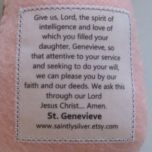 St. Genevieve Felt Saint Softie image 3