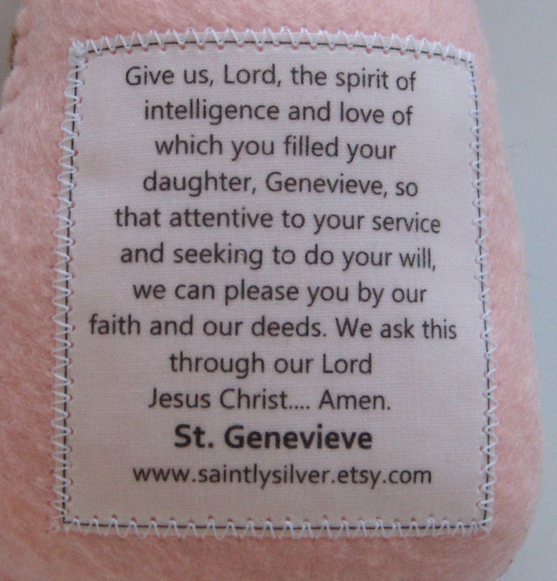 St. Genevieve Felt Saint Softie image 3