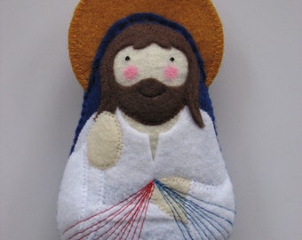 Divine Mercy Jesus Felt Saint Softie