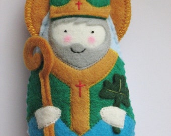 Saint Patrick Felt Saint Softie