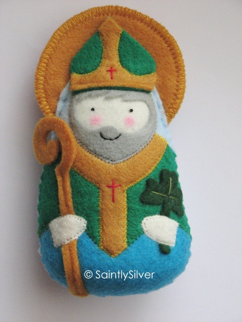 St. Patrick Felt Saint Softie image 1