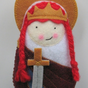 St. Dymphna Felt Saint Softie