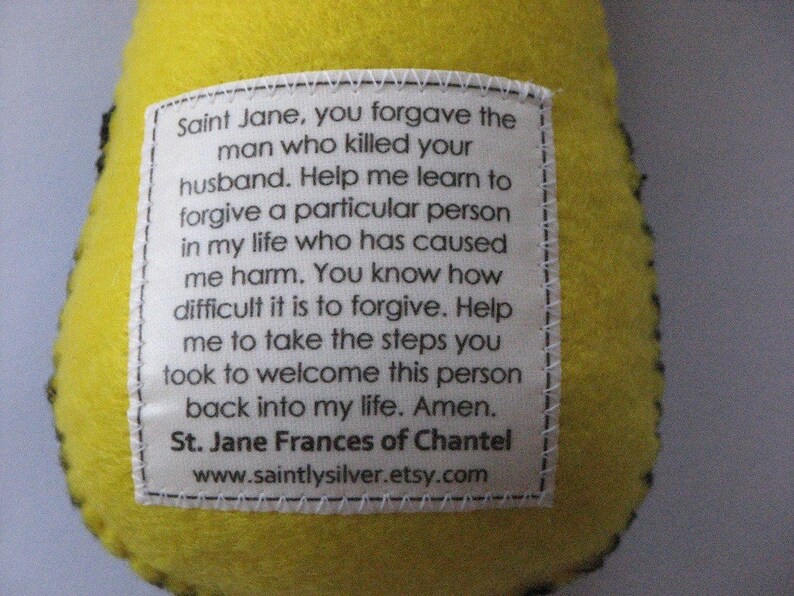 St. Jane Frances van Chantel Felt Saint Softie afbeelding 3