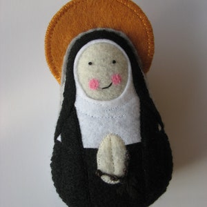 St. Elizabeth of the Trinity Felt Saint Softie