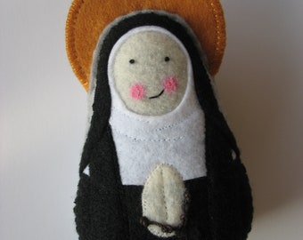 St. Elizabeth of the Trinity Felt Saint Softie