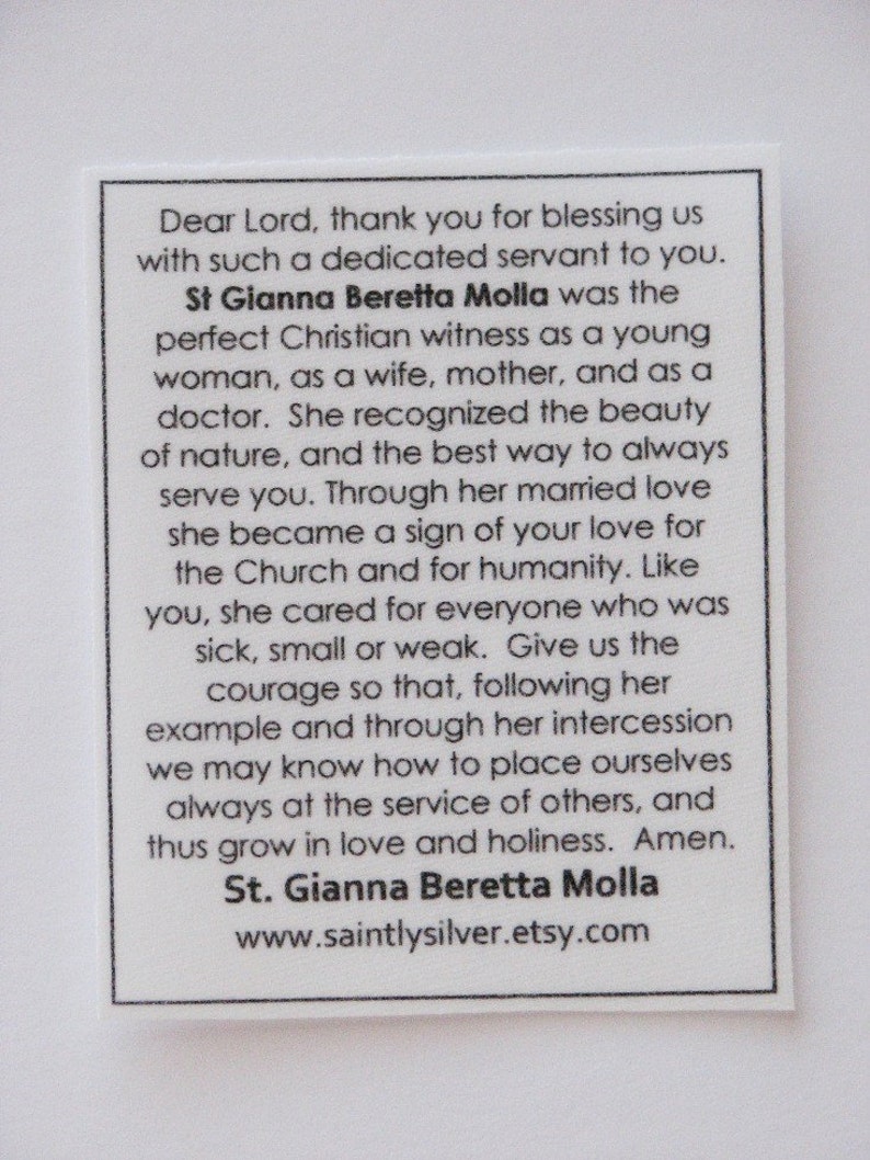 St. Gianna Beretta Molla Felt Saint Softie image 3