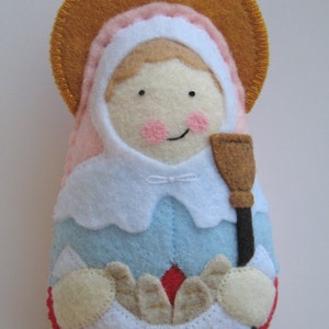 St. Genevieve Felt Saint Softie image 1