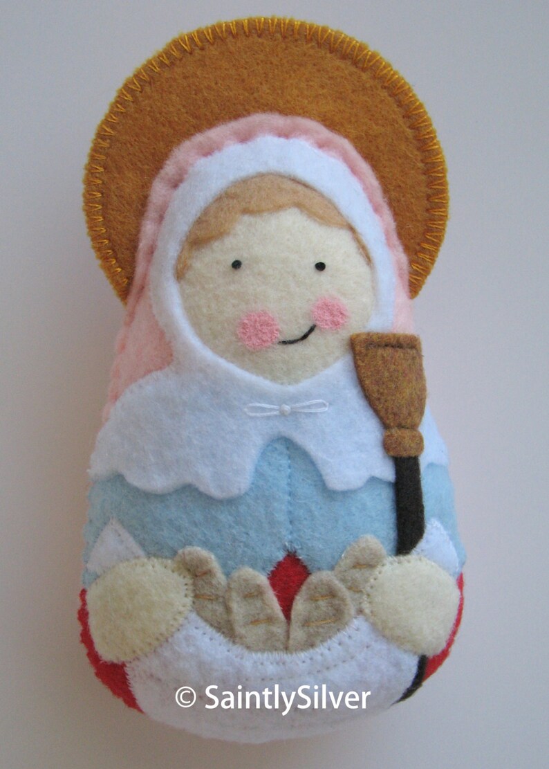 St. Genevieve Felt Saint Softie image 1