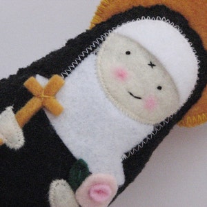 St. Rita of Cascia Felt Saint Softie image 1