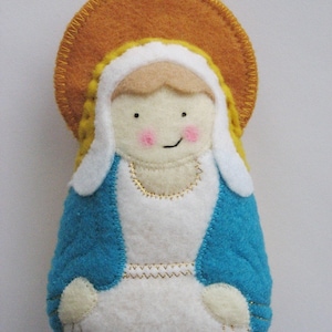 Our Lady of Grace Felt Saint Softie