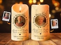 Always Loved, Never Forgotten, Forever Missed - Memorial Personalized Photo LED Candle, Custom Picture Led Candle, Remembrance Gifts