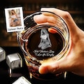 Laser Engraved Glass With Spicy Photo For Him Husband Boyfriend, Personalized Whiskey Glass With Photo, Custom Valentine Anniversary Gift product logo