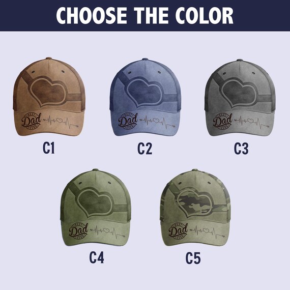 The King Of Our Hearts" - Custom Cap For Dad - Perfect Gift For Dad