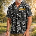 Personalized Grandpa Hawaiian Shirt, Papa Shirt With Grandkid Name, This Grandpa Belong To, Father's Day Gift, Grandpa Dad Birthday Giftt product logo