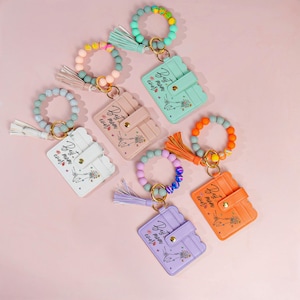 Best Mom Ever, personalisierte Schlüsselanhänger Armband aus Leder Brieftasche, Weihnachtsgeschenk, benutzerdefinierte Armband, Geschenk für Mutter, Armband, Damen Geldbörse