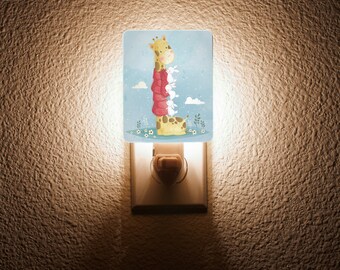 Giraffe with Cozy Neck Warmers Night Light