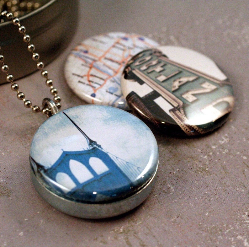 Portland Recycled LOCKET SET by Polarity Etsy