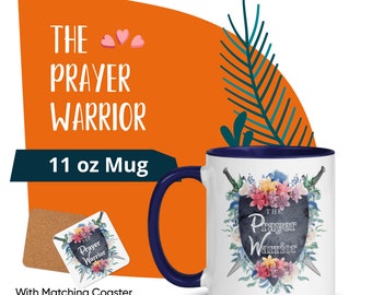 The Prayer Warrior Mug with Color Inside