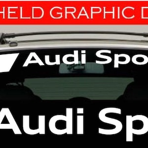 New Decal sticker windshield banner Audi Sport
